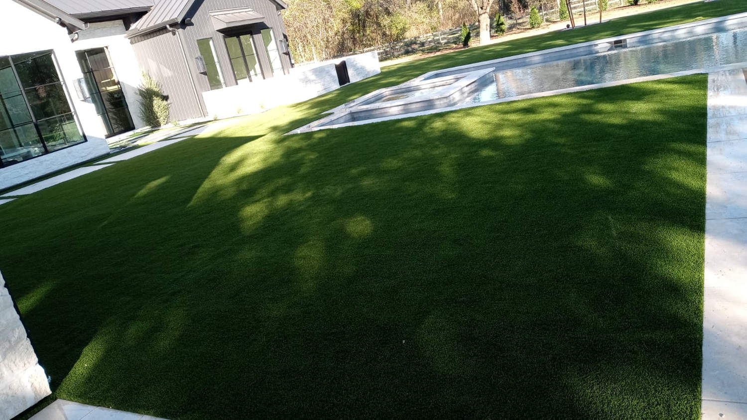 landscaping work done in Houston, Texas residence