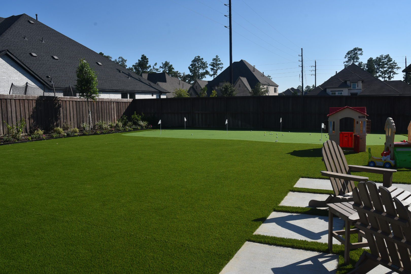 backyard putting greens